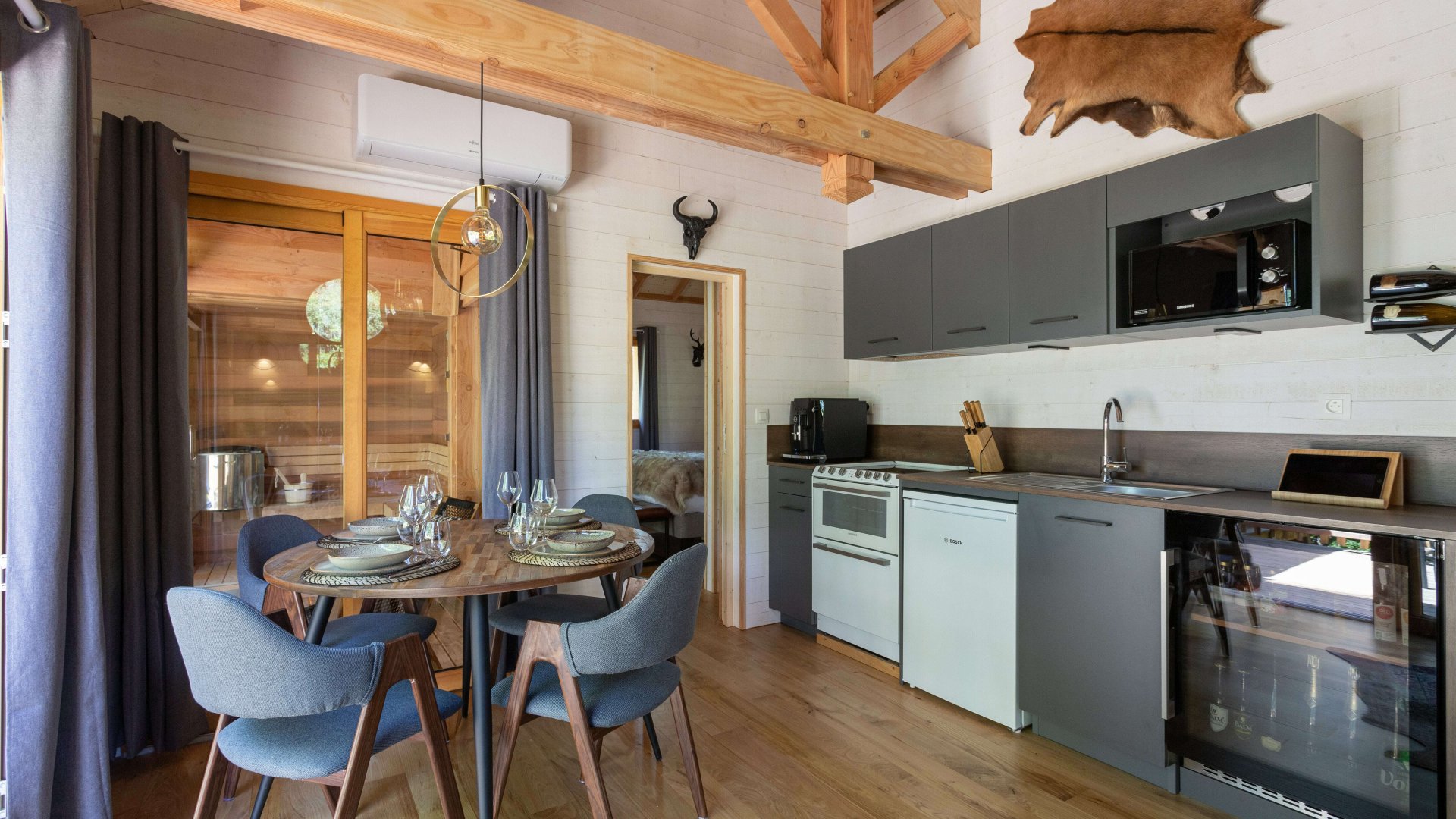 Salon cabane Dôme à Bulles